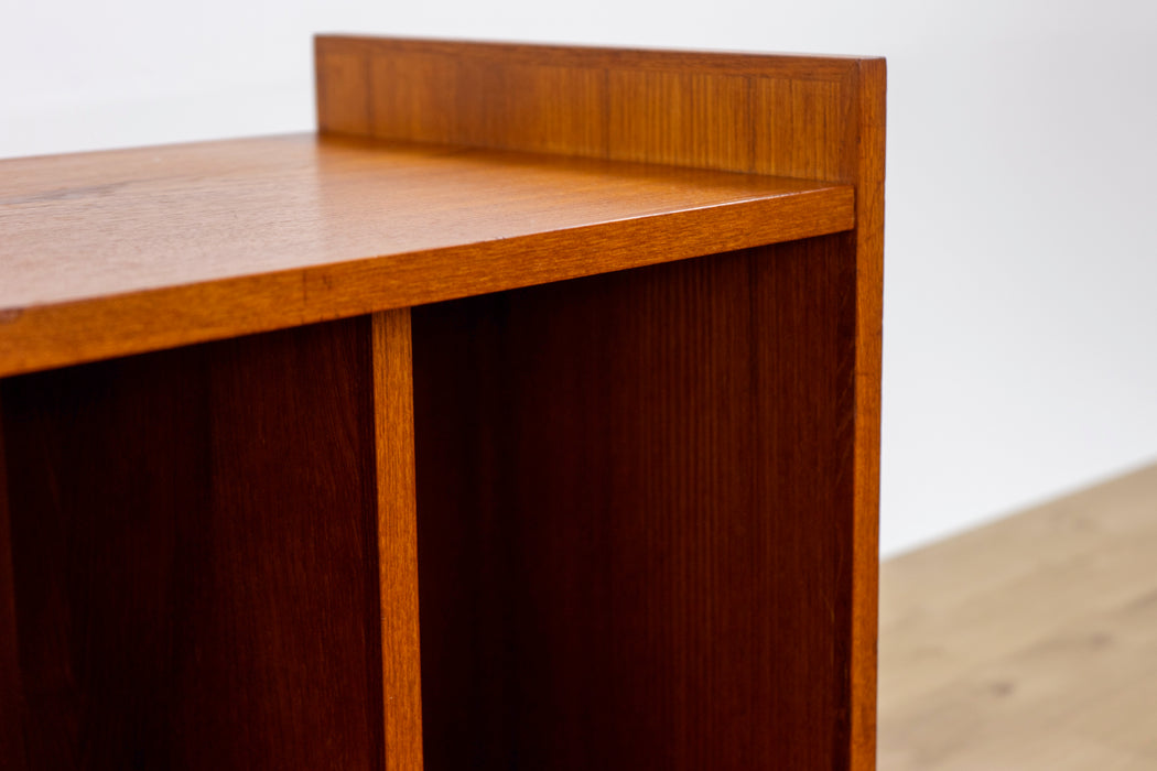 Danish Modern Teak Record Cabinet/Side Table - (D1557)