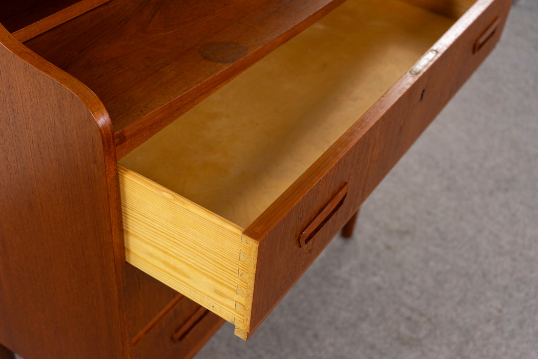 Teak Danish Secretary Desk - (325-026)