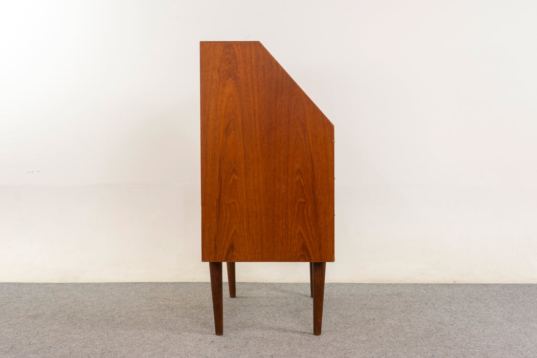 Teak Danish Secretary Desk  - (326-068)