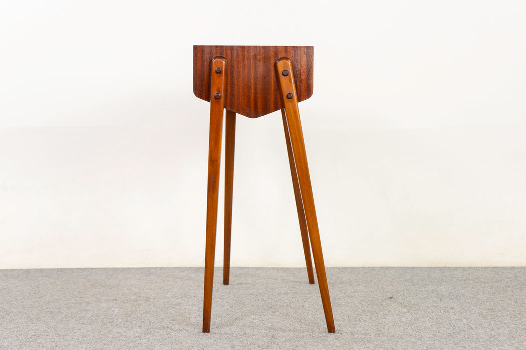 Teak & Beech Bedside Table - (325-273)