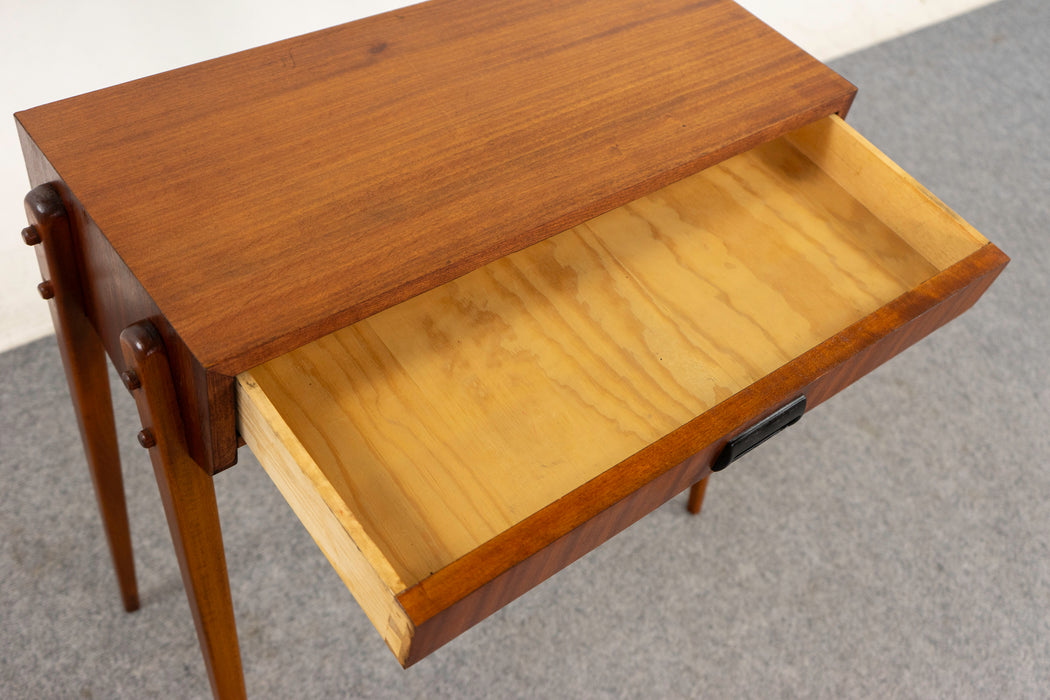 Teak & Beech Bedside Table - (325-273)