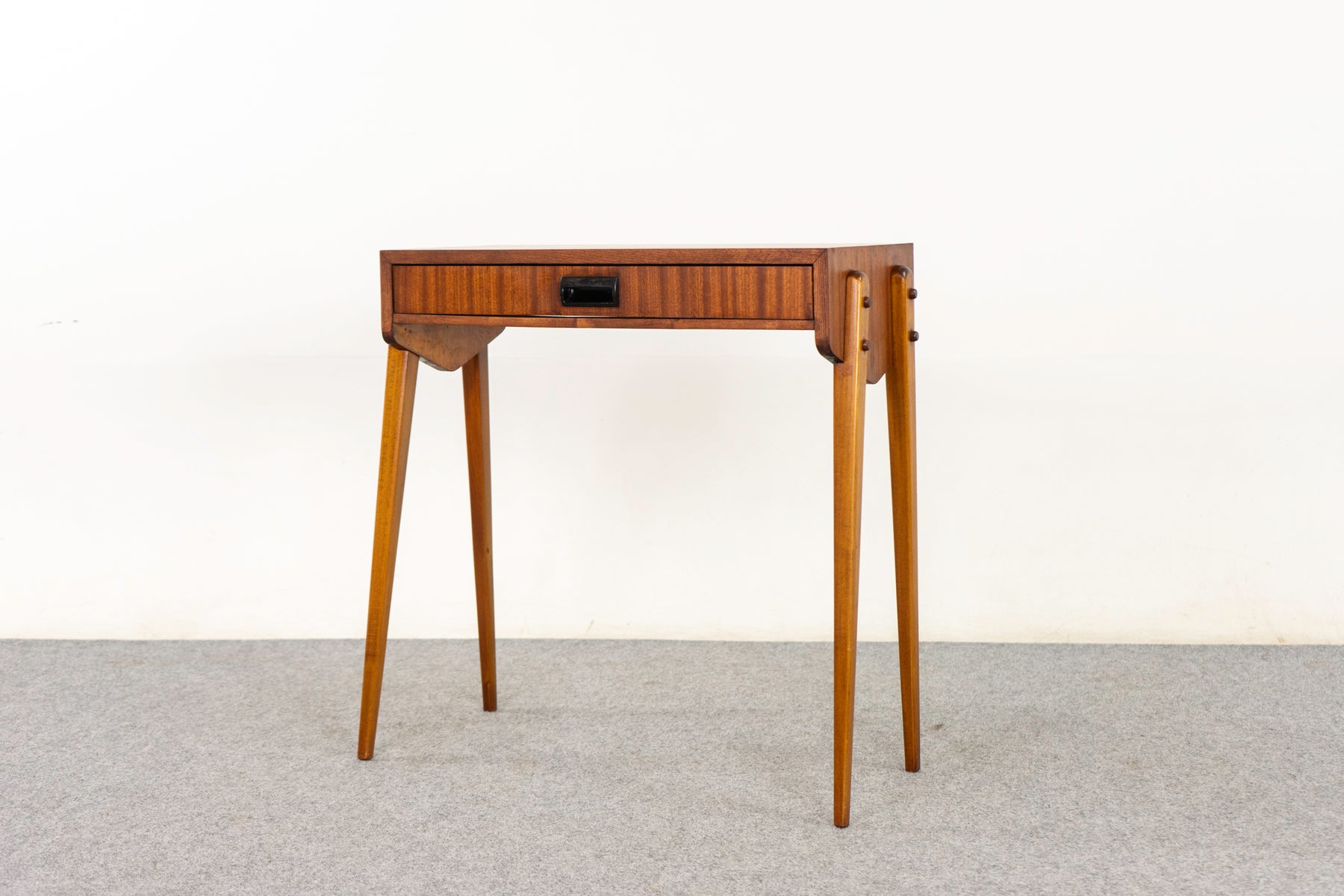 Teak & Beech Bedside Table - (325-273)