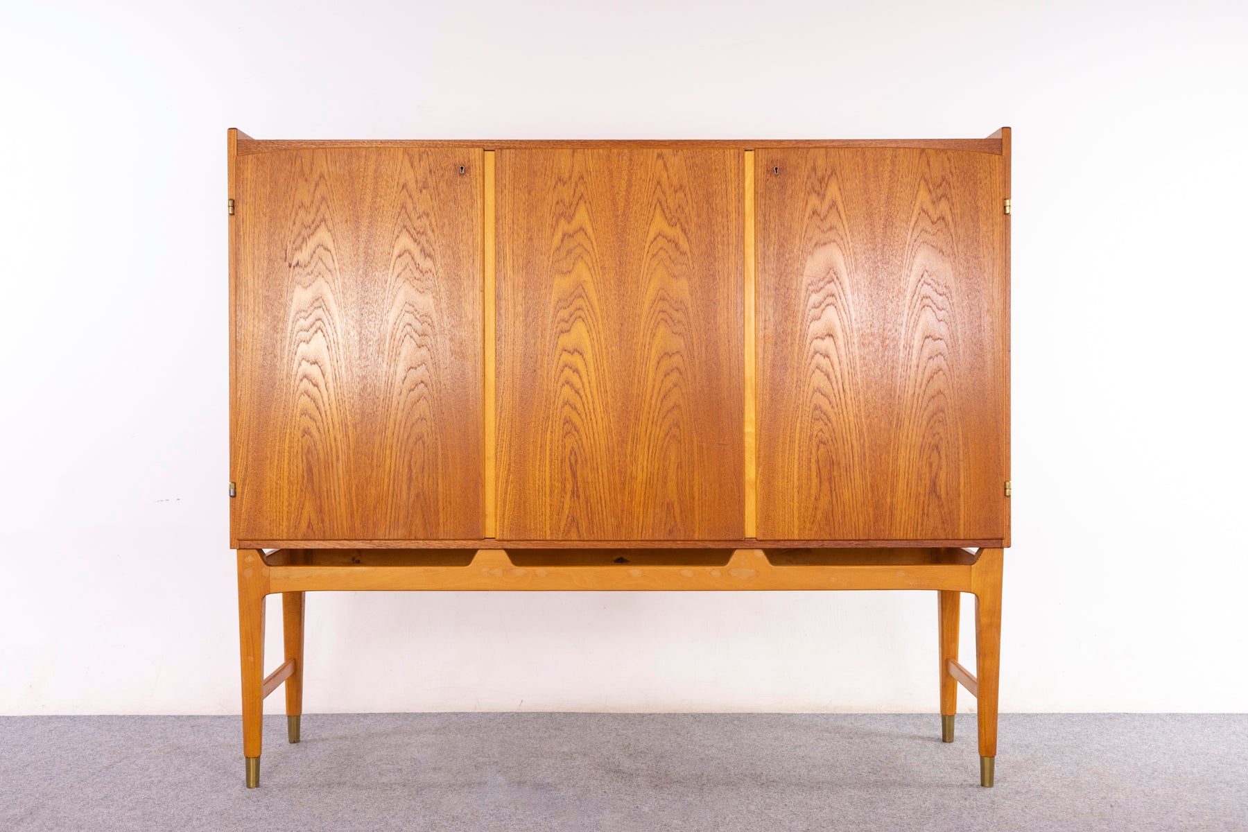 Scandinavian Mid-Century Teak "Kent" Sideboard by Kirke Nielsen - (325-057)