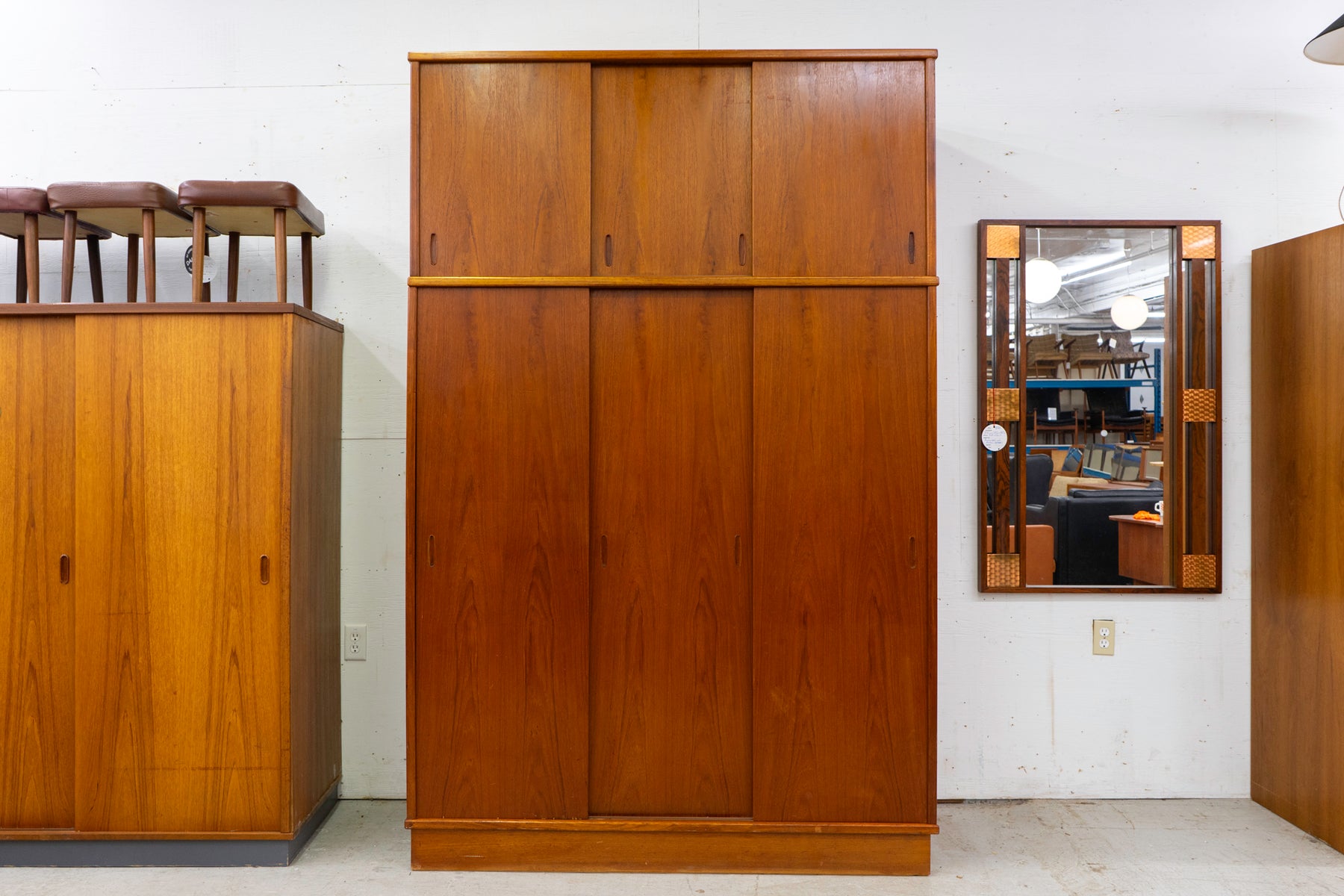 Teak Danish Wardrobe - (325-087)