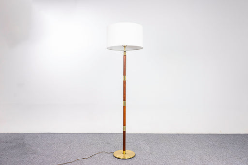 Danish Teak & Metal Telescopic Floor Lamp - (321-345.4)