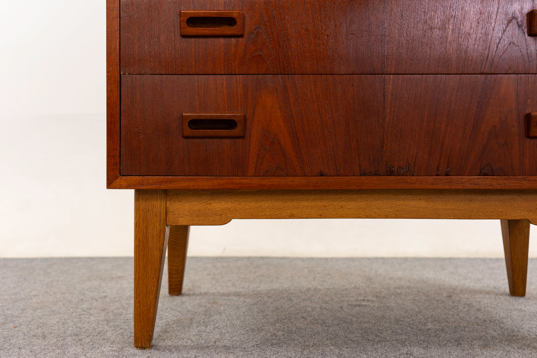 Danish Modern Teak & Oak Dresser - (325-180)