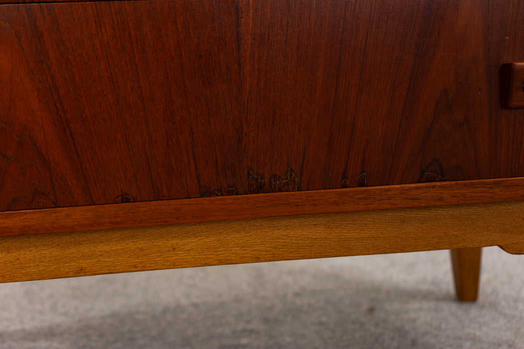 Danish Modern Teak & Oak Dresser - (325-180)