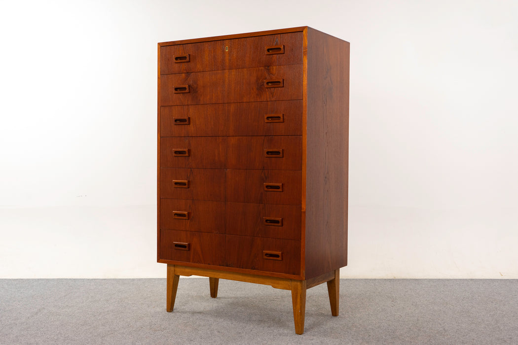 Danish Modern Teak & Oak Dresser - (325-180)