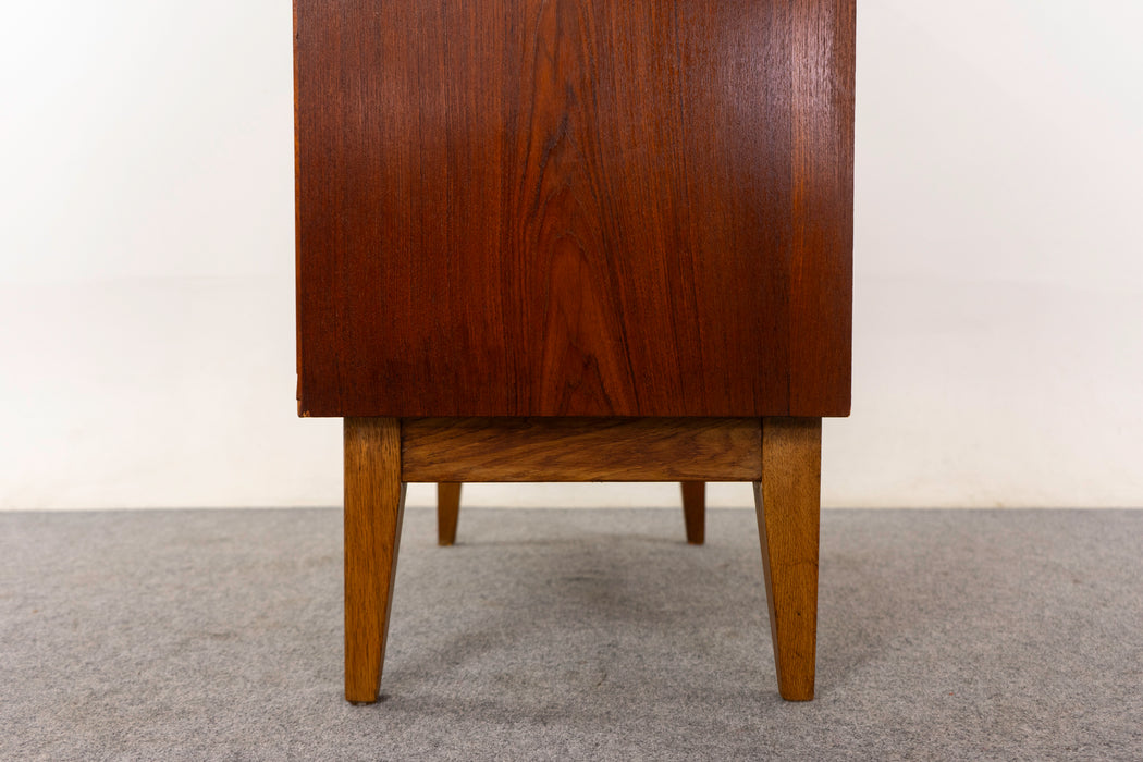 Danish Modern Teak & Oak Dresser - (325-180)