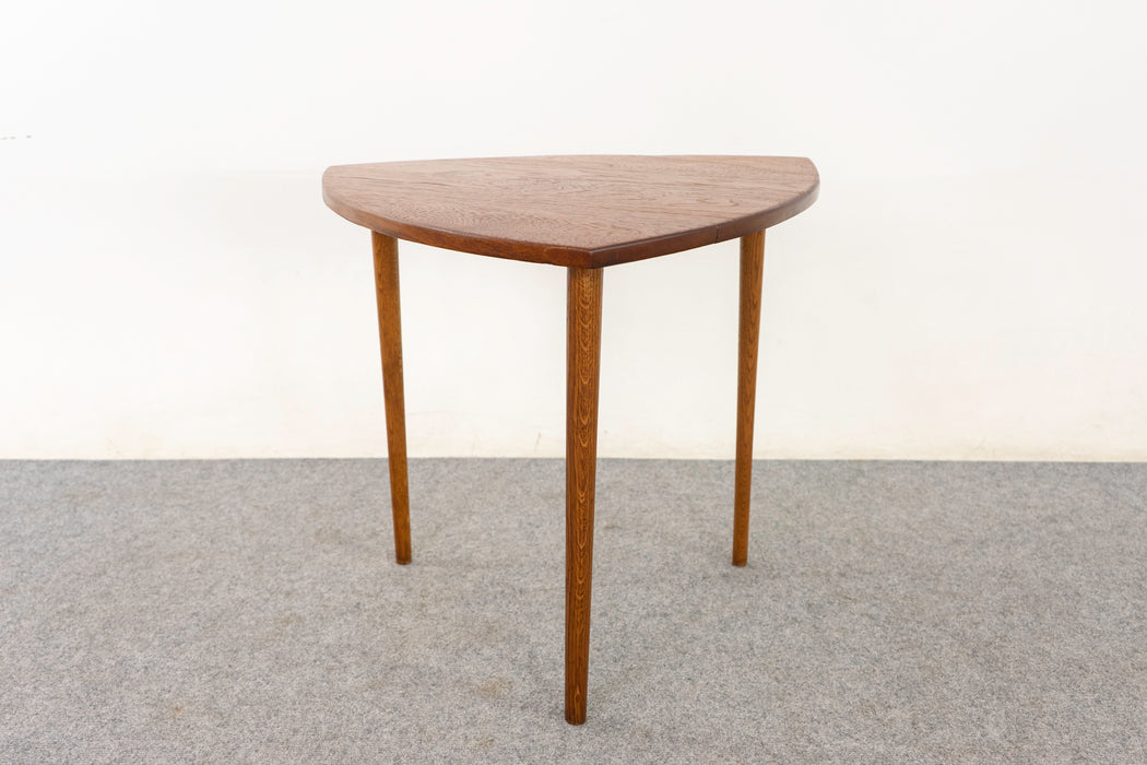 Teak & Oak Danish Side Table - (325-132)