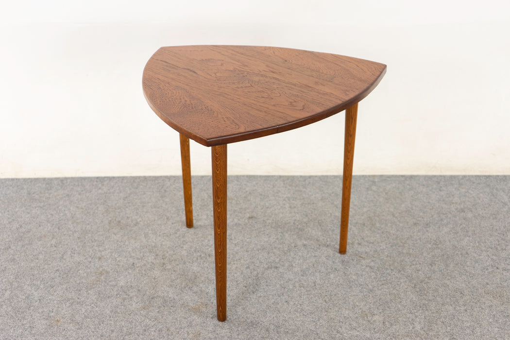 Teak & Oak Danish Side Table - (325-132)