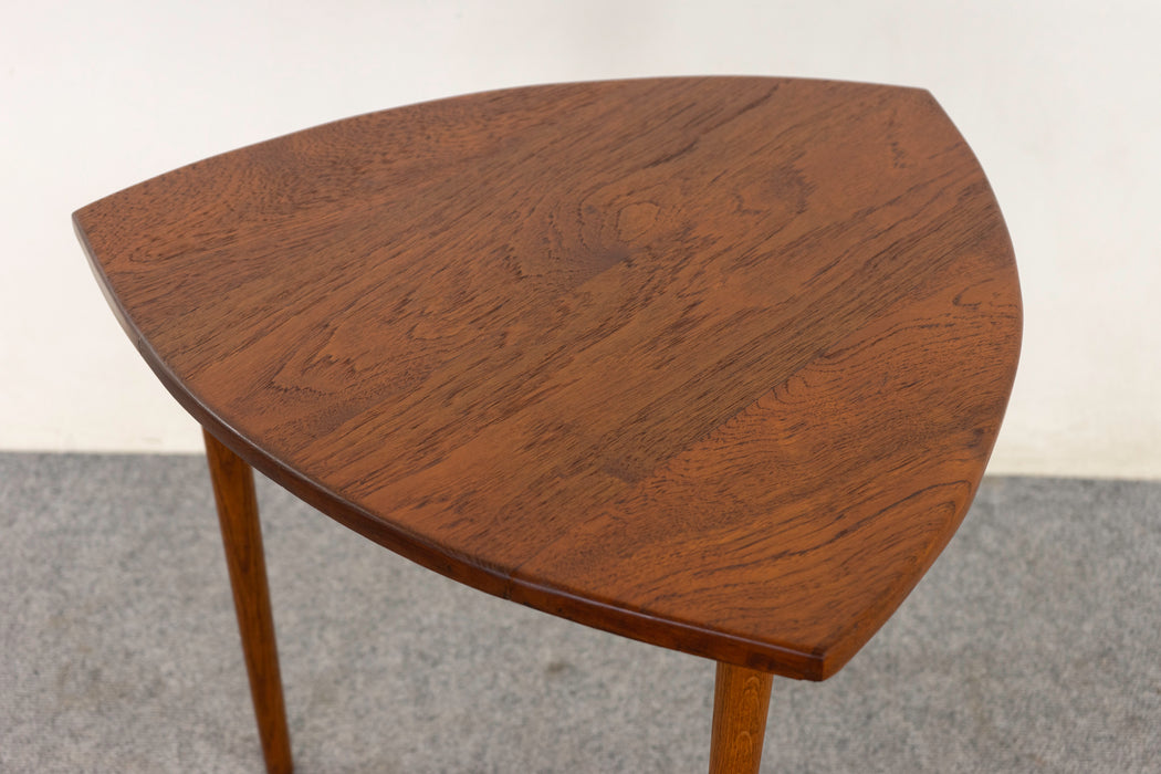 Teak & Oak Danish Side Table - (325-132)