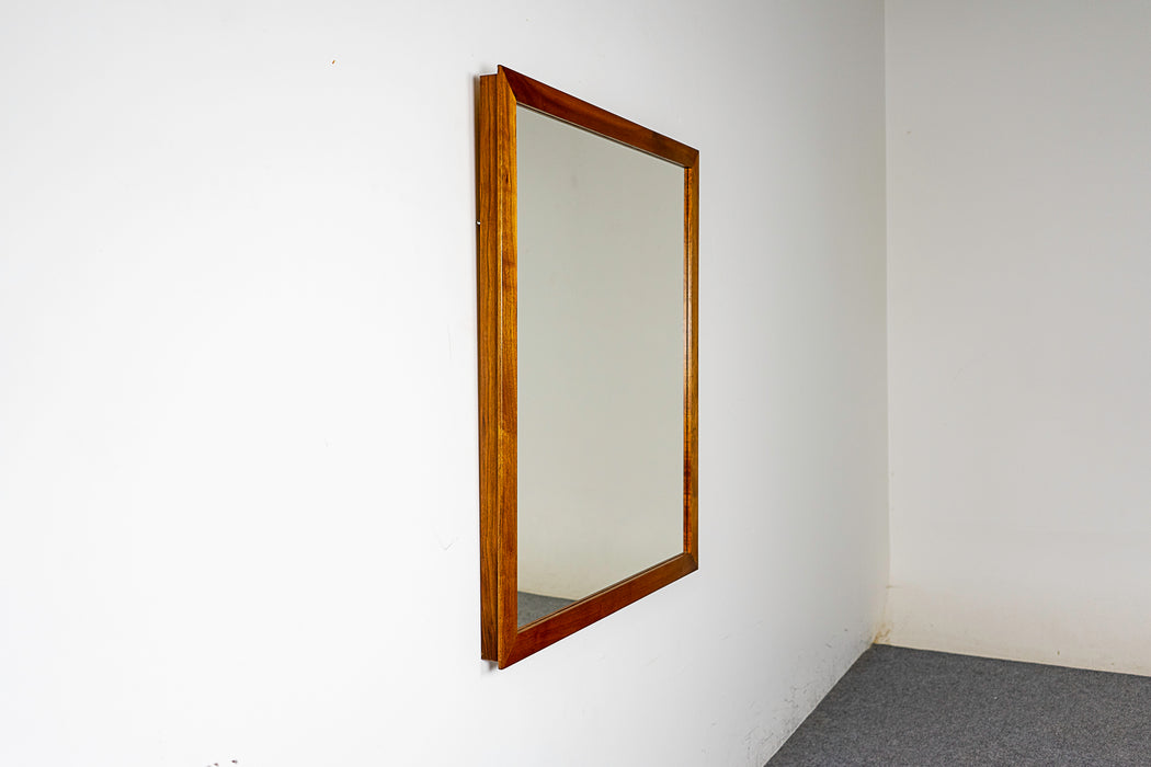Danish Modern Walnut Mirror - (324-142.7)