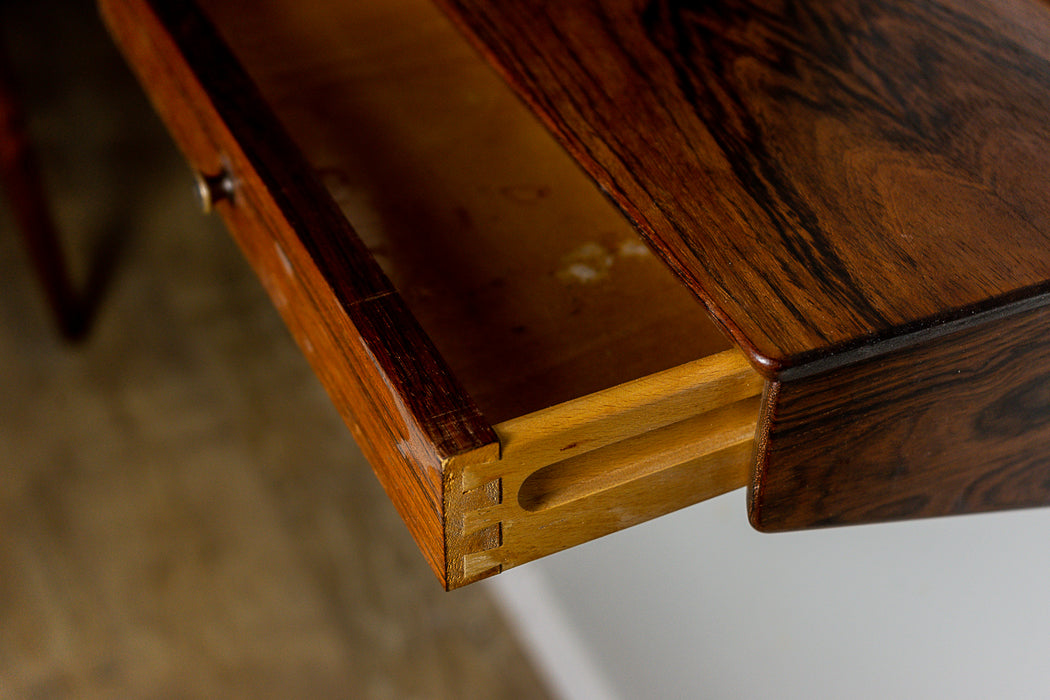 Floating Rosewood Mid-Century Bedside Tables - (D961)