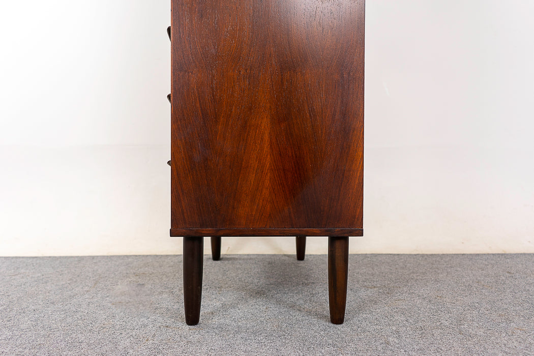 Danish Modern Rosewood Highboy Dresser - (324-067)