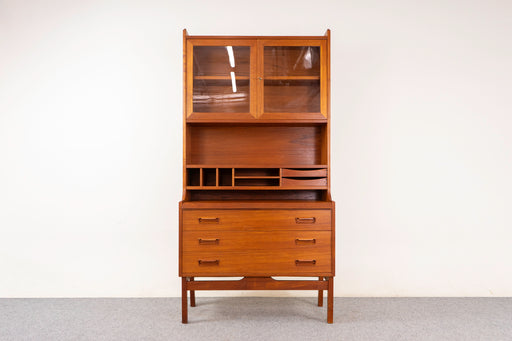 Danish Teak Bookcase/Secretaire by Drylund - (D1287)