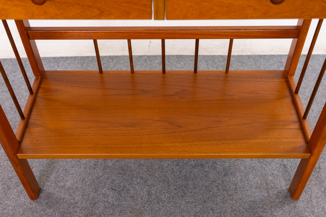 Teak Danish Console Table - (D1447)