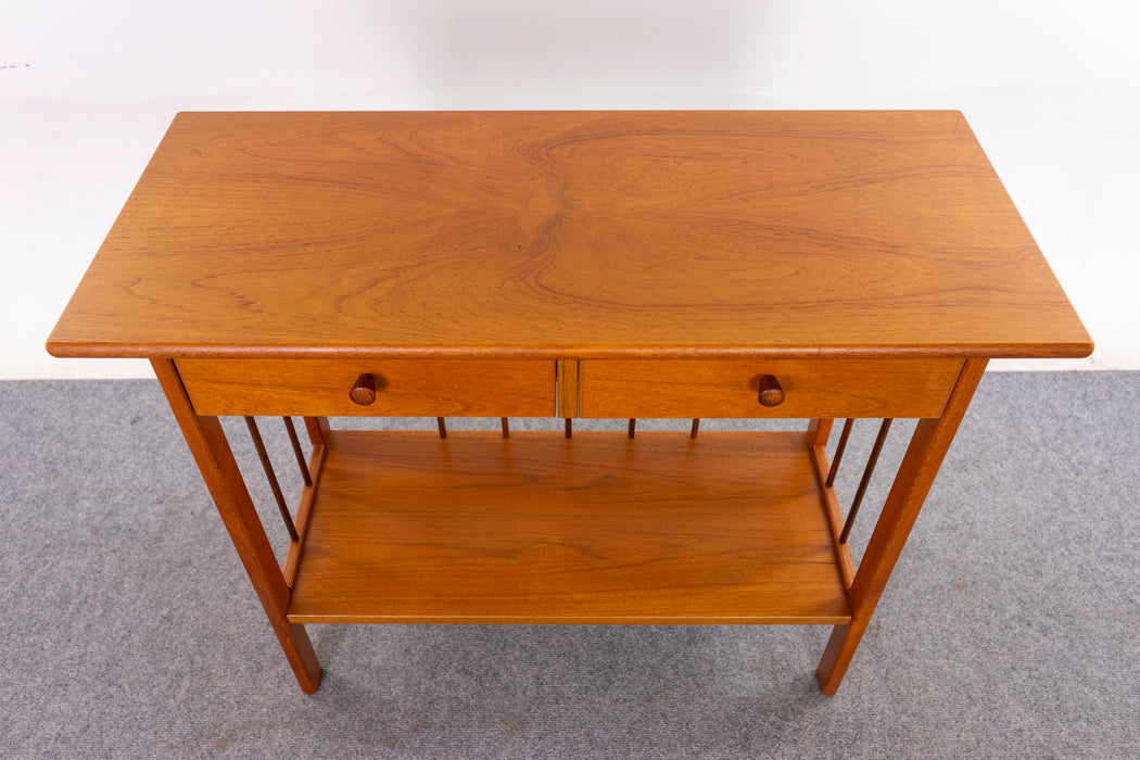 Teak Danish Console Table - (D1447)