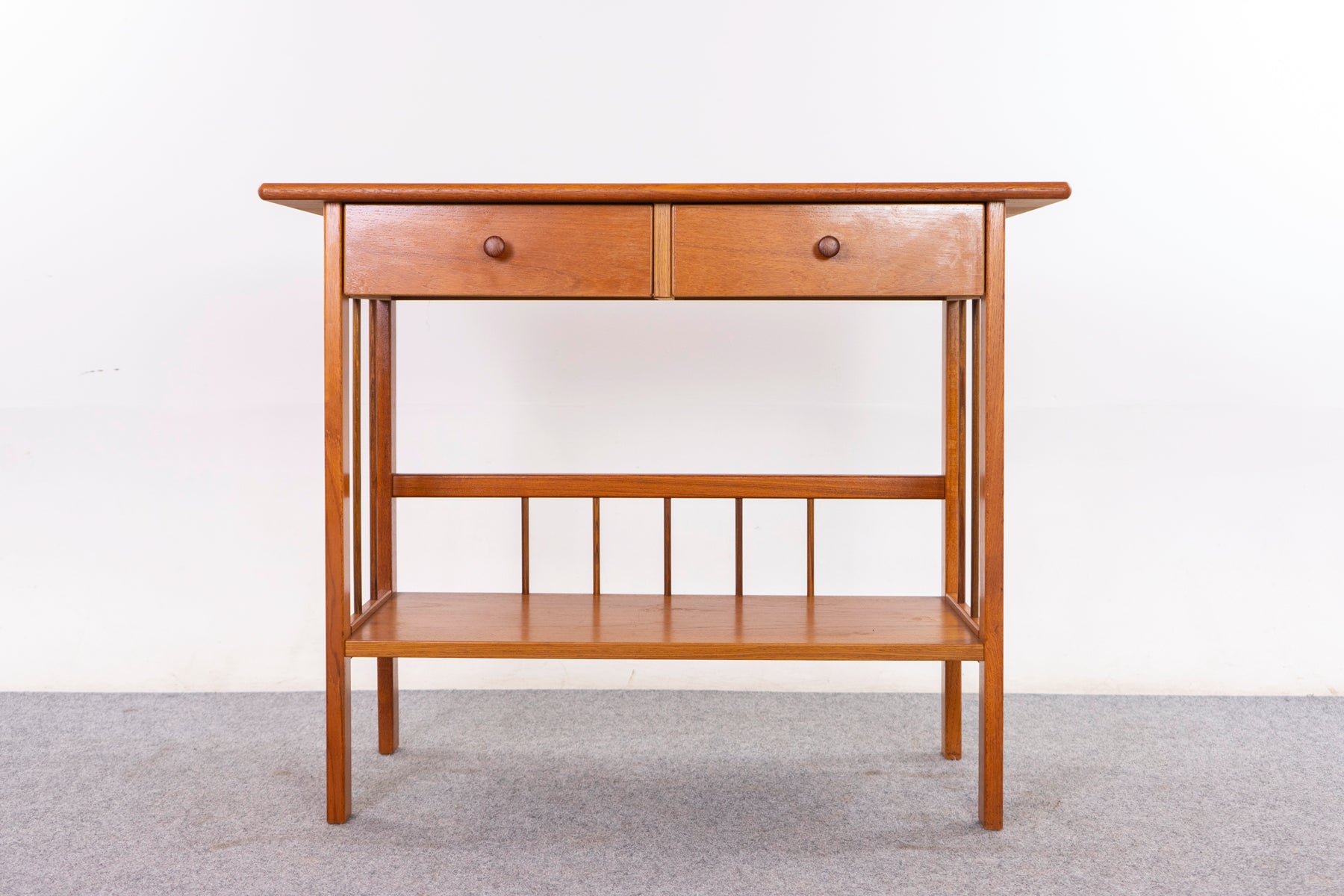 Teak Danish Console Table - (D1447)