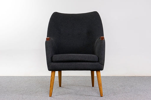 Teak & Oak Danish Lounge Chair - (D1052)