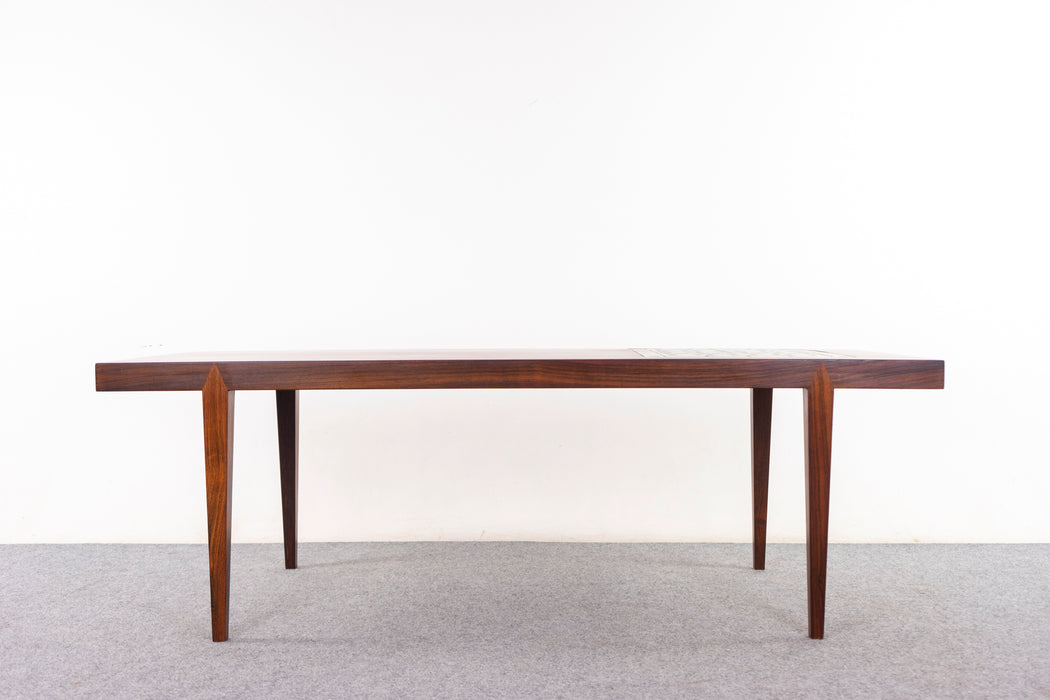 Rosewood & Tile Coffee Table by Severin Hansen - (D1126)