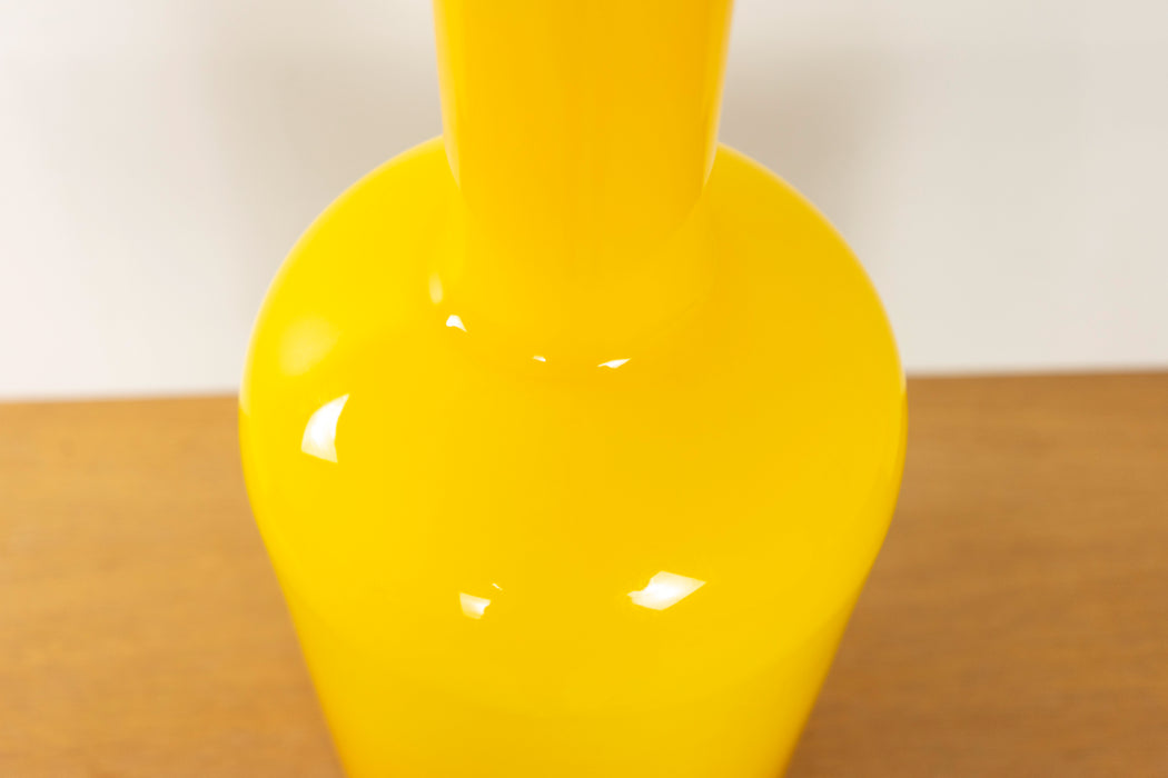 Glass Danish Art Vase by Holmegaard - (D1192.2)