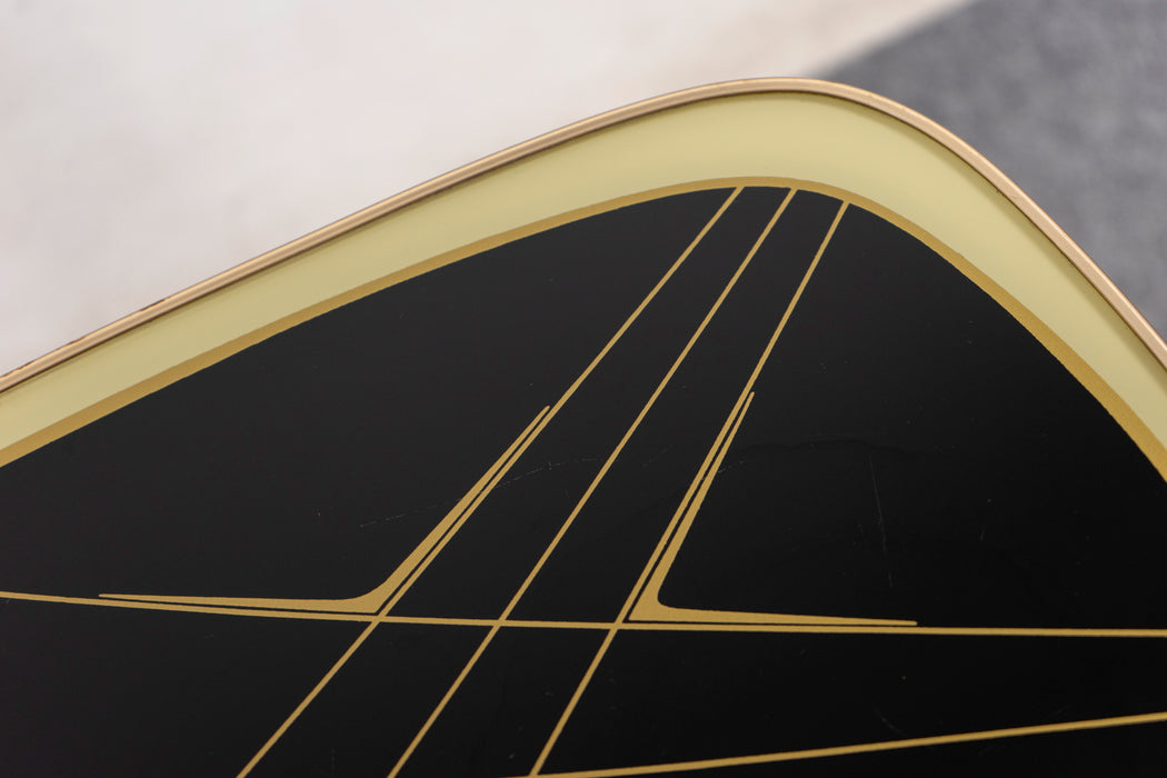 Beech Mid-Century Side Table  - (326-119)