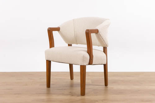 Mid Century Beech Easy Chair - (D1610)