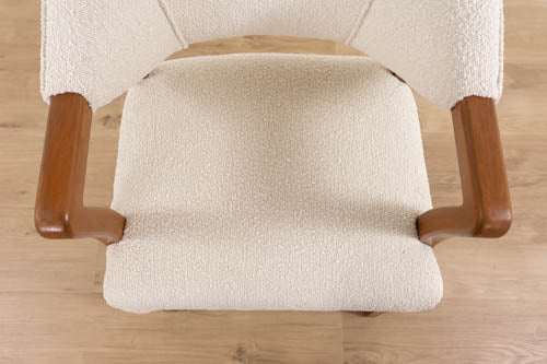 Mid Century Beech Easy Chair - (D1610)