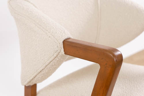 Mid Century Beech Easy Chair - (D1610)