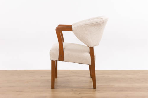 Mid Century Beech Easy Chair - (D1610)