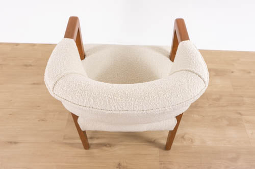 Mid Century Beech Easy Chair - (D1610)
