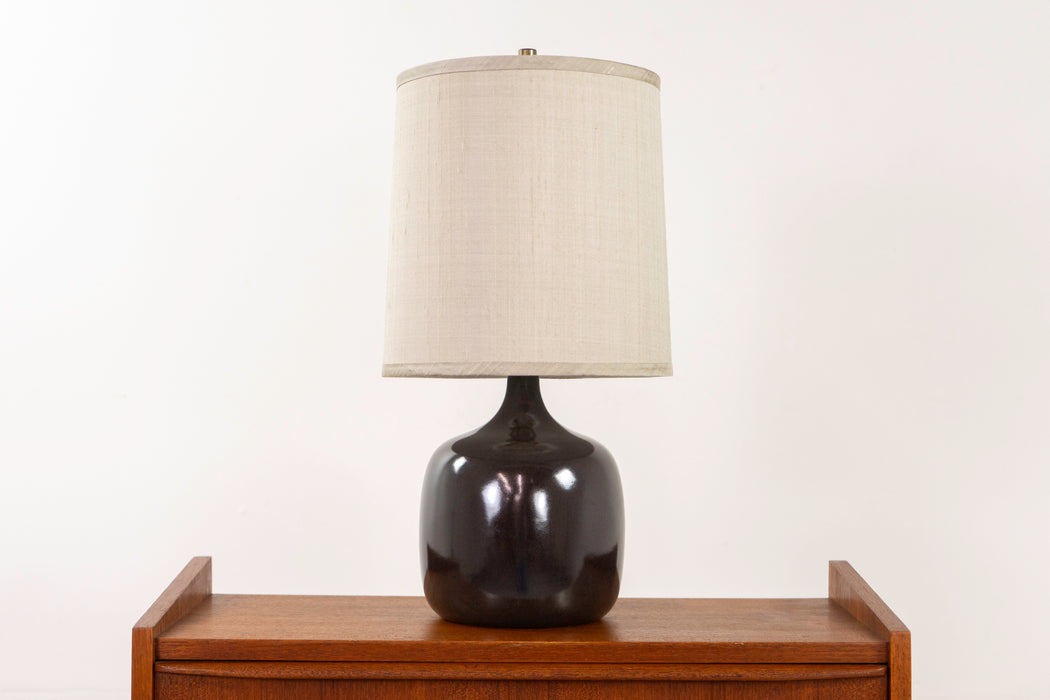 Mid Century Ceramic Table Lamp - (D1280)