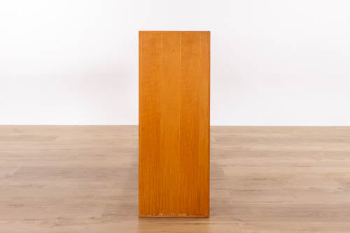 Danish Mid Century Oak Bookcase with Planter - (D1600)