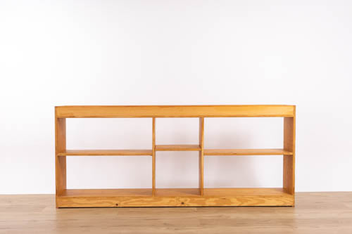 Danish Mid Century Oak Bookcase with Planter - (D1600)