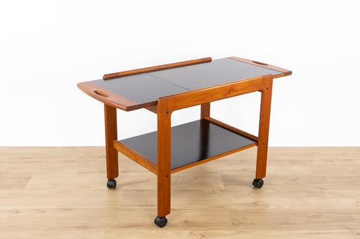 Danish Modern Teak Bar/Serving Cart - (D1569)