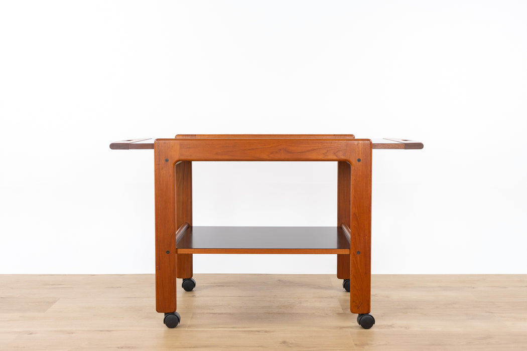 Danish Modern Teak Bar/Serving Cart - (D1569)