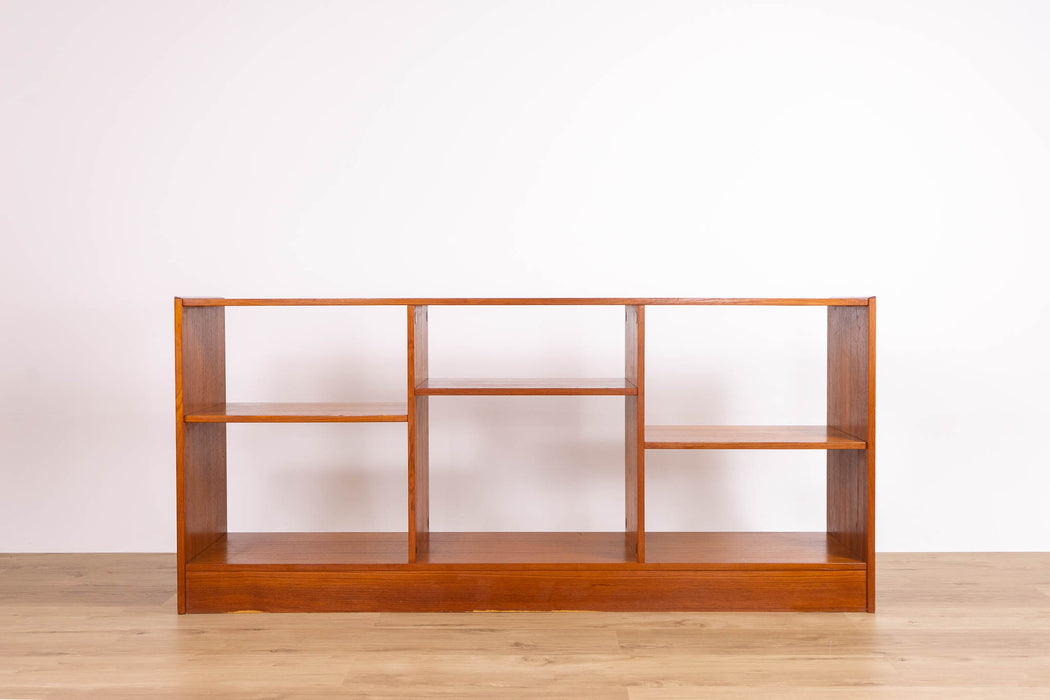 Vintage Mid-Century Teak Bookcase / Console - (D1646)