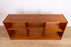 Vintage Mid-Century Teak Bookcase / Console - (D1646)