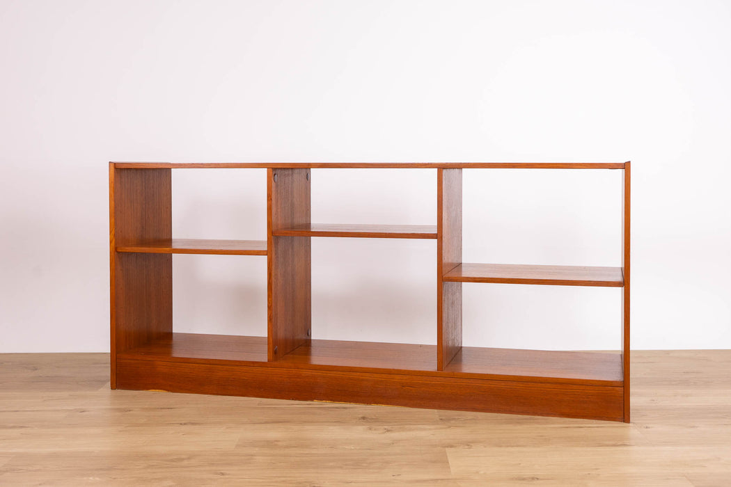 Vintage Mid-Century Teak Bookcase / Console - (D1646)