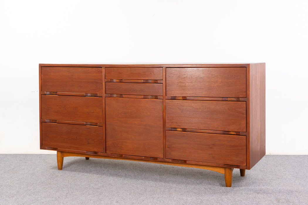 Teak Mid-Century Dresser - (D1472)