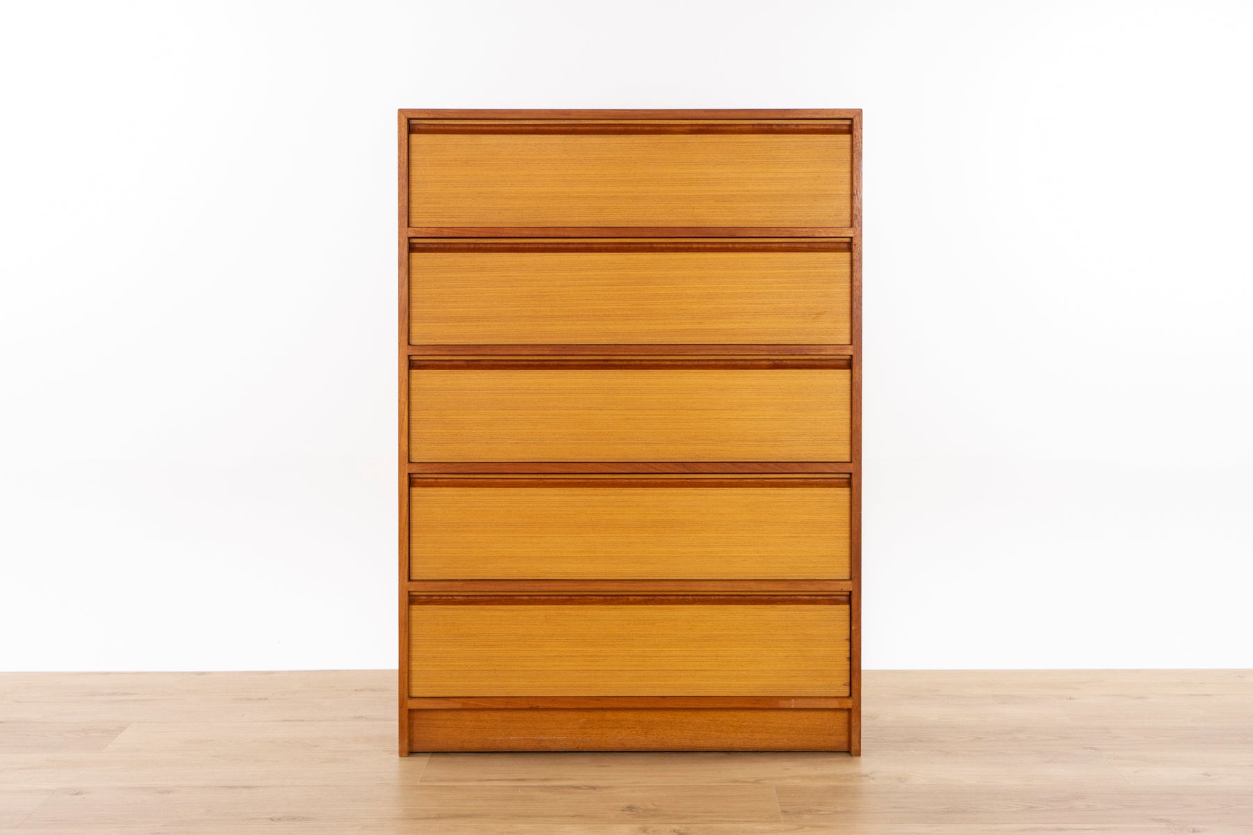 Danish Modern Teak Dresser - (D1553)