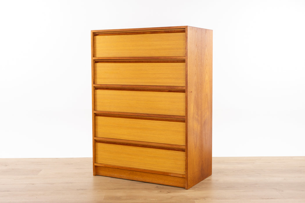 Danish Modern Teak Dresser - (D1553)