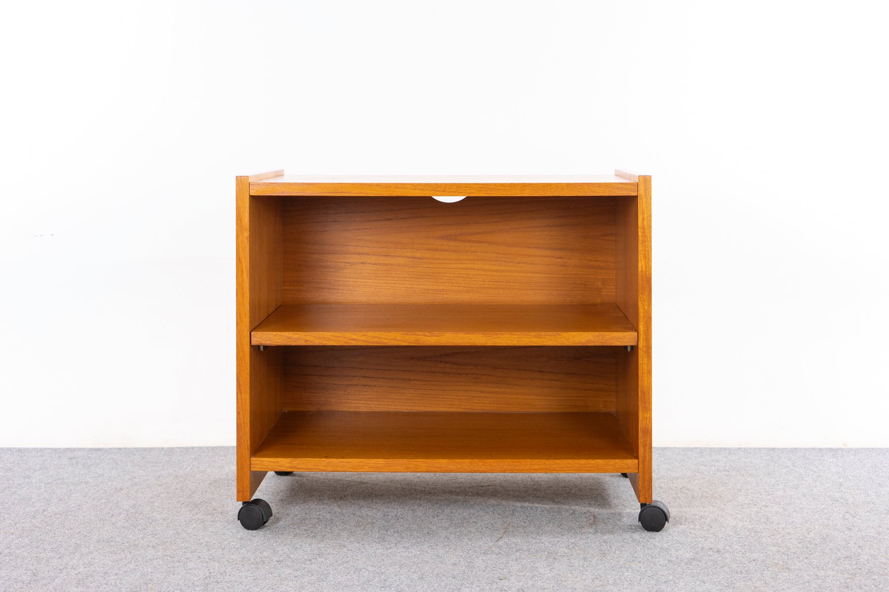 Danish Teak Rolling Cabinet - (D1489)