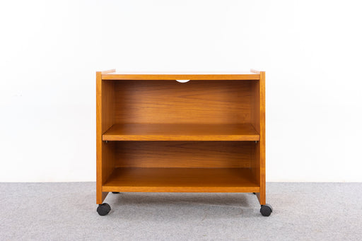 Danish Teak Rolling Cabinet - (D1489)