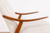 Danish Mid Century Teak Lounge Chair - (D1650)