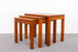 Teak Danish Nesting Tables - (D1424)