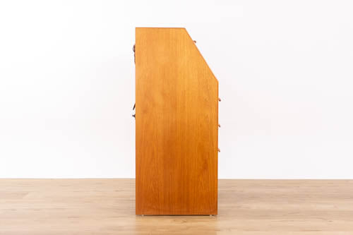 Vintage Teak Secretary Desk - (D1604)