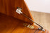 Vintage Teak Secretary Desk - (D1604)