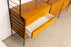 Vintage German Teak & Metal Wall System by GHB - (327-049)